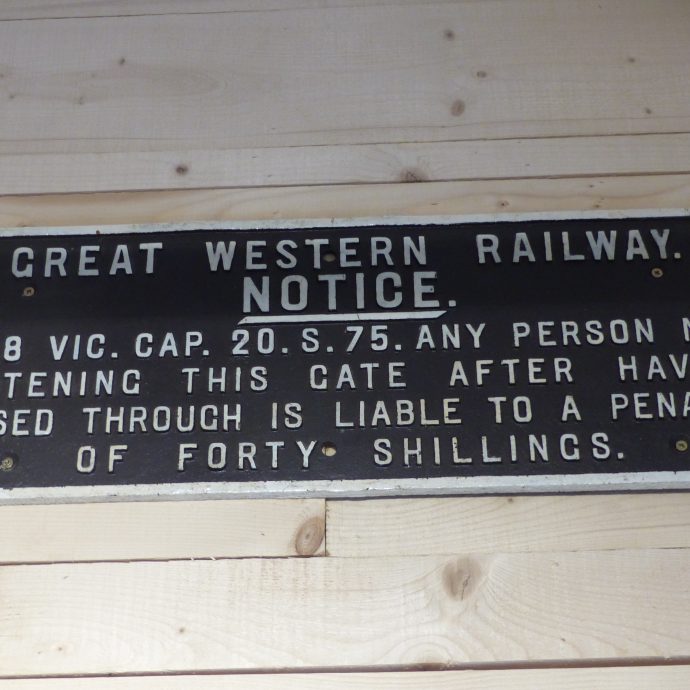 Bridport Railway Sign